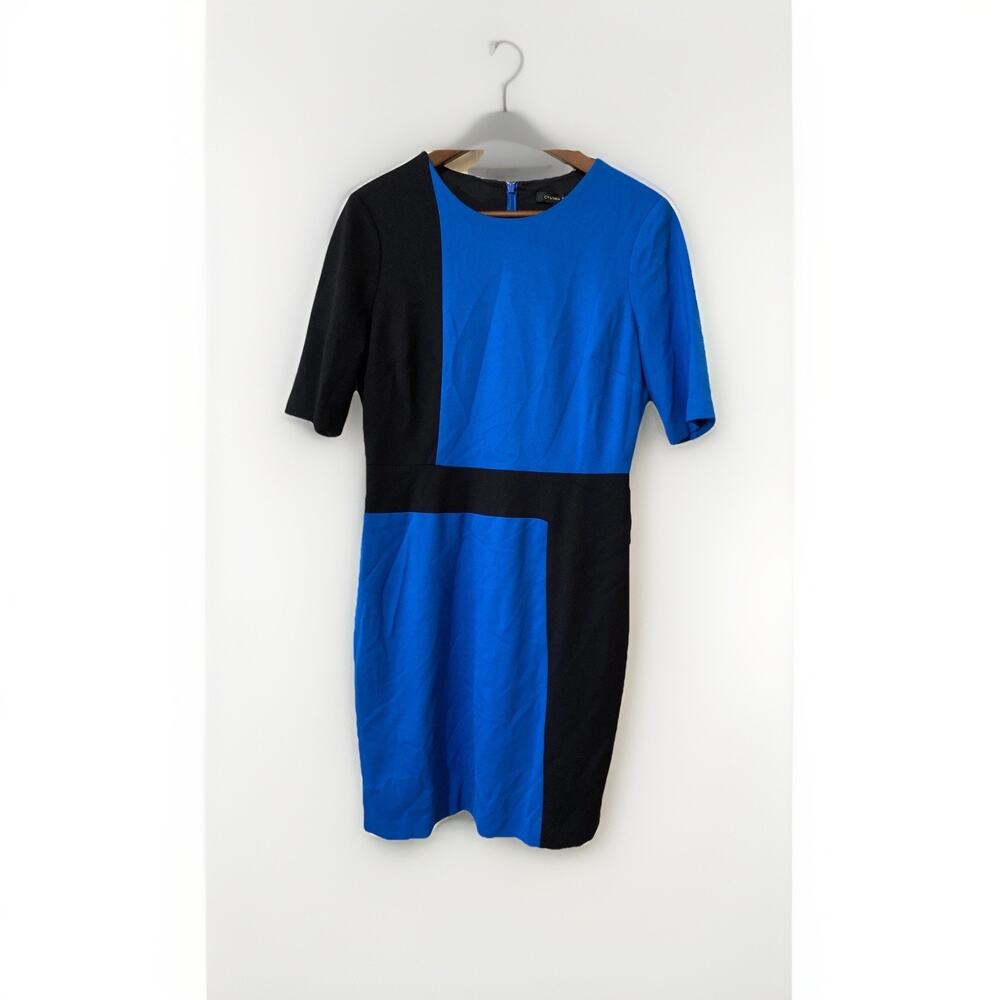 Cynthia Steffe Dress Blue Black Size 12 Career